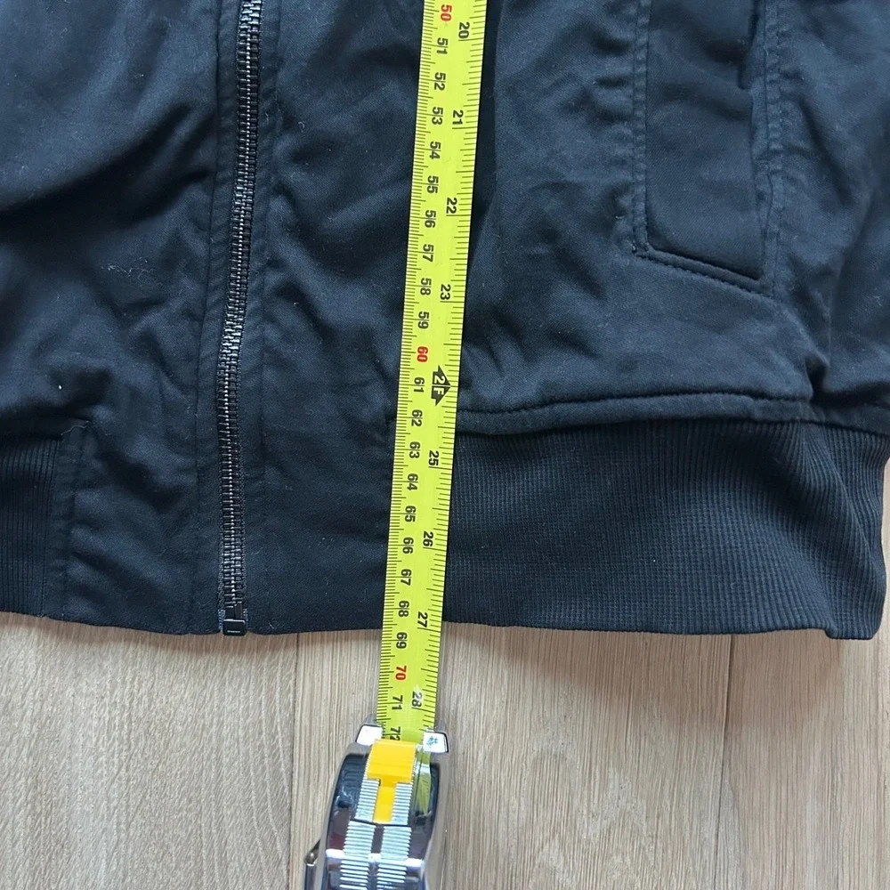 Banana Republic Factory Luxe‎ Touch Performance Bomber Jacket Black Mens Small